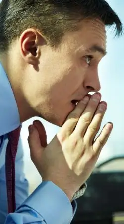 Pensive professional male