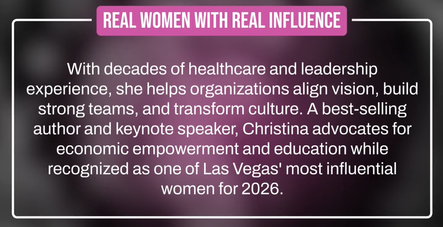 Chris Dyer one of Las Vegas' most influential women 2026